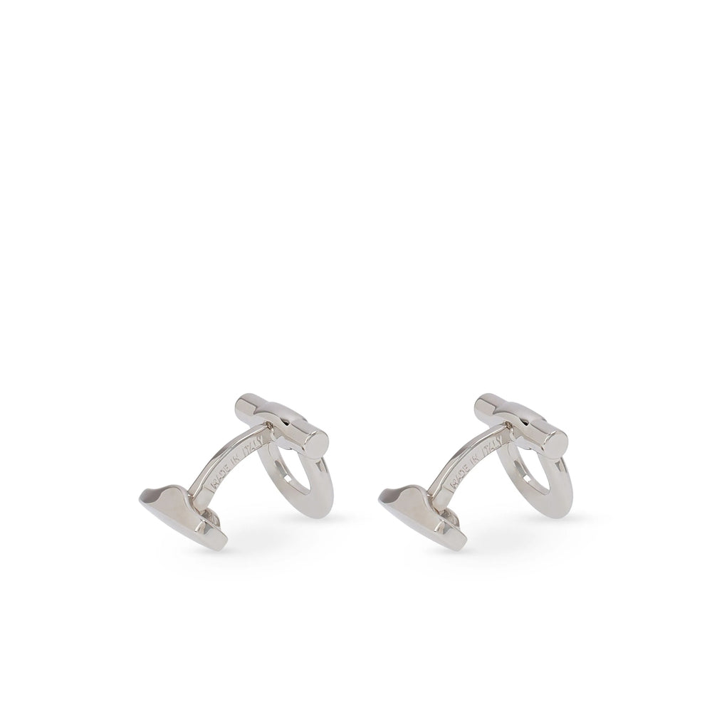Ferragamo Silver Cufflinks Men