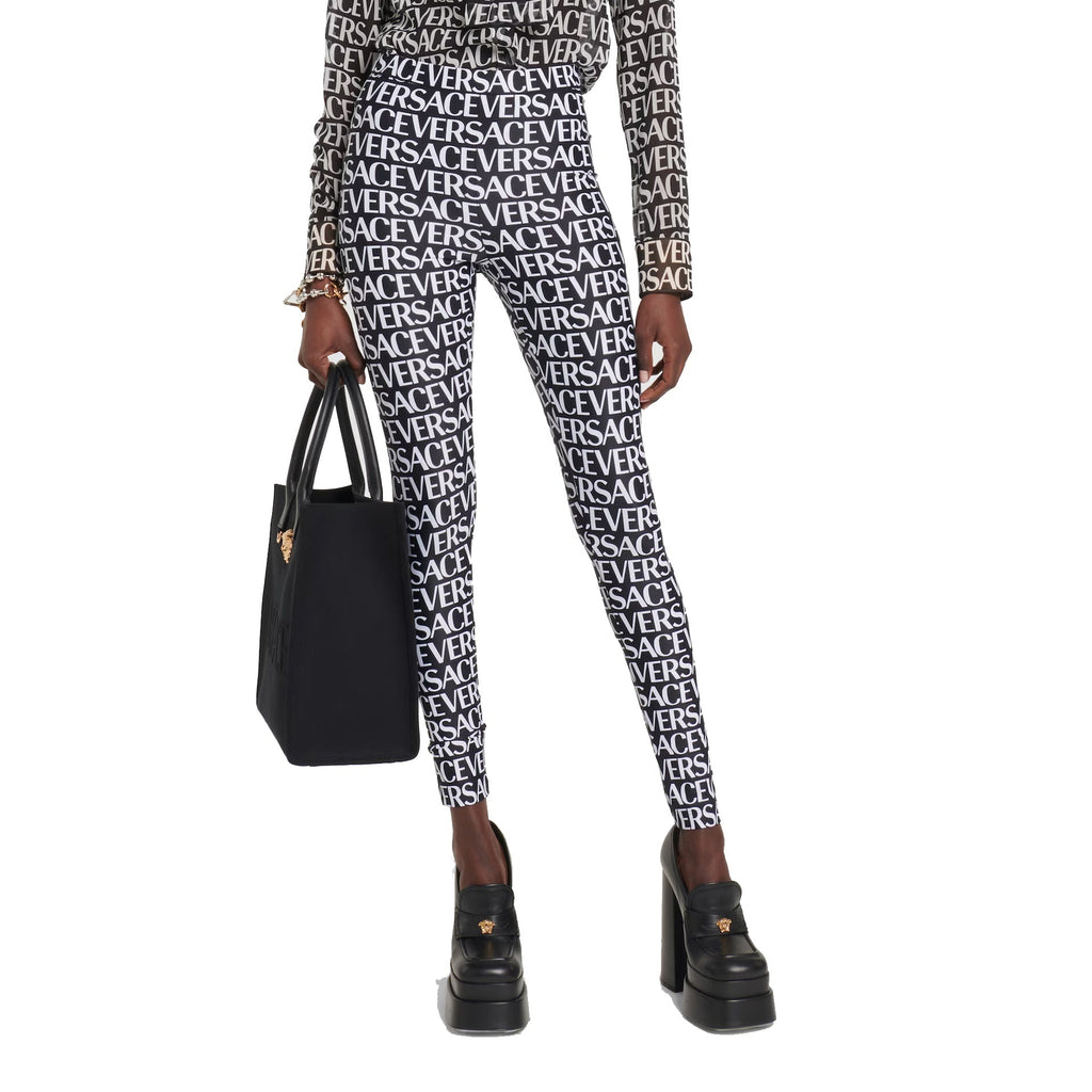 Versace Logo Leggings Women