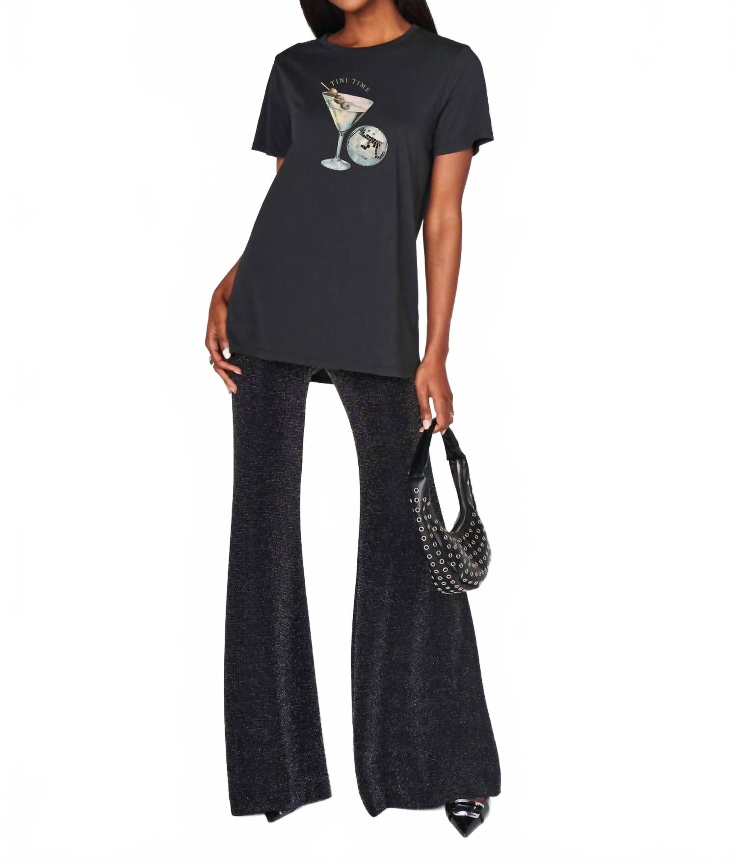 Oliver Crewneck Tee In Tini Time Graphic