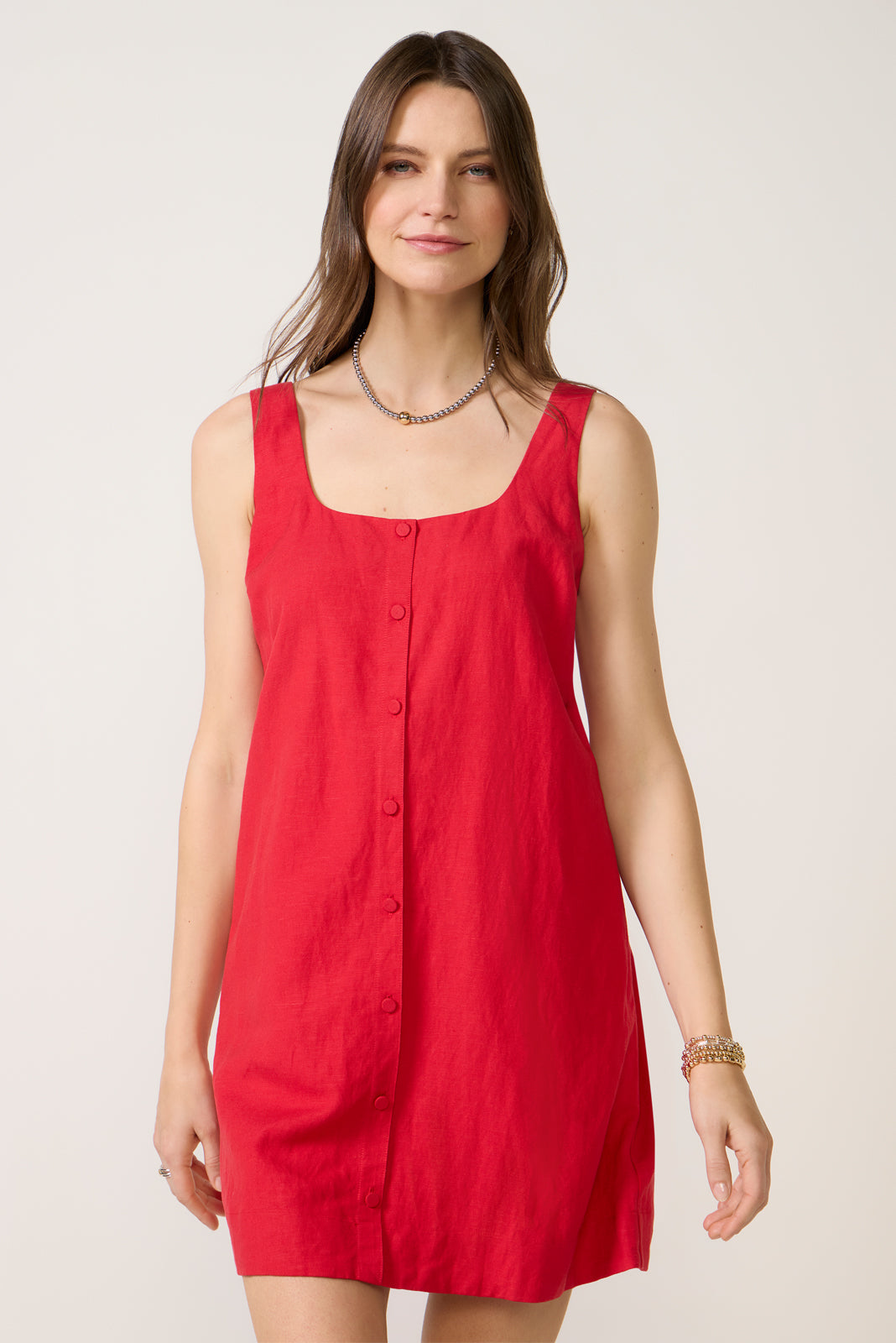 Women's Lillian Linen Shift Dress