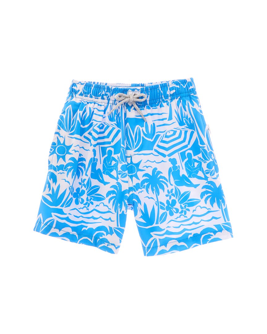 VINTAGE SUMMER 4 Way Stretch Volley Swim Short