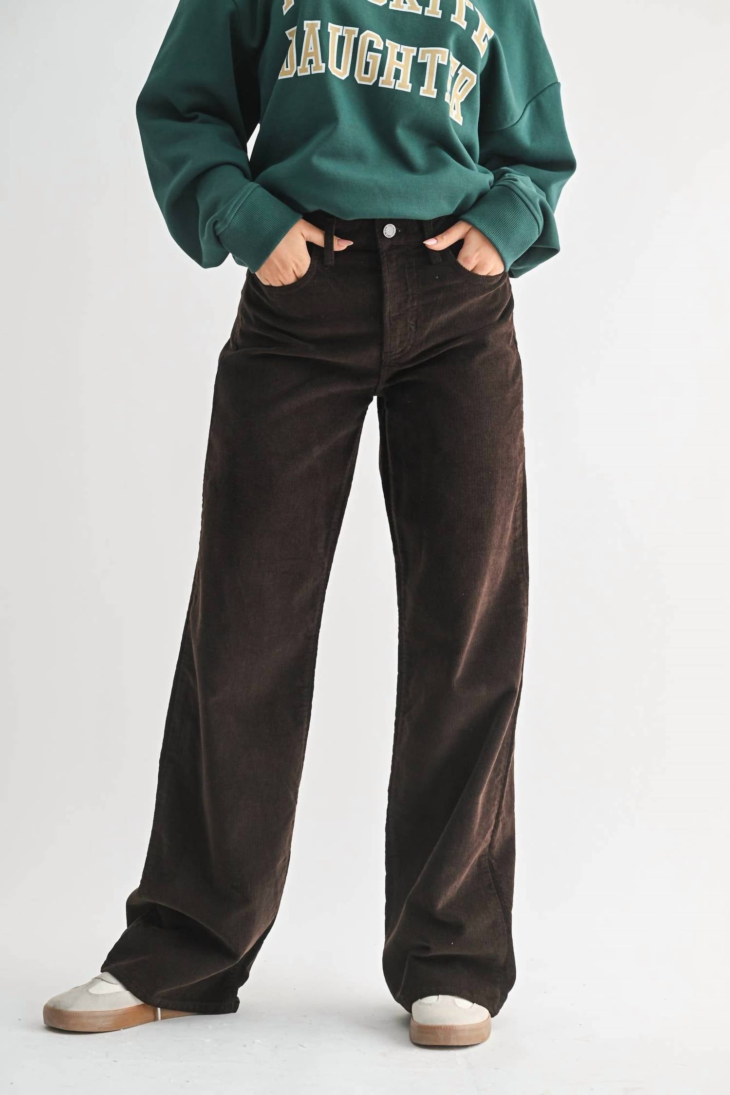 Women's Durango Corduroy Pant In Chocolate