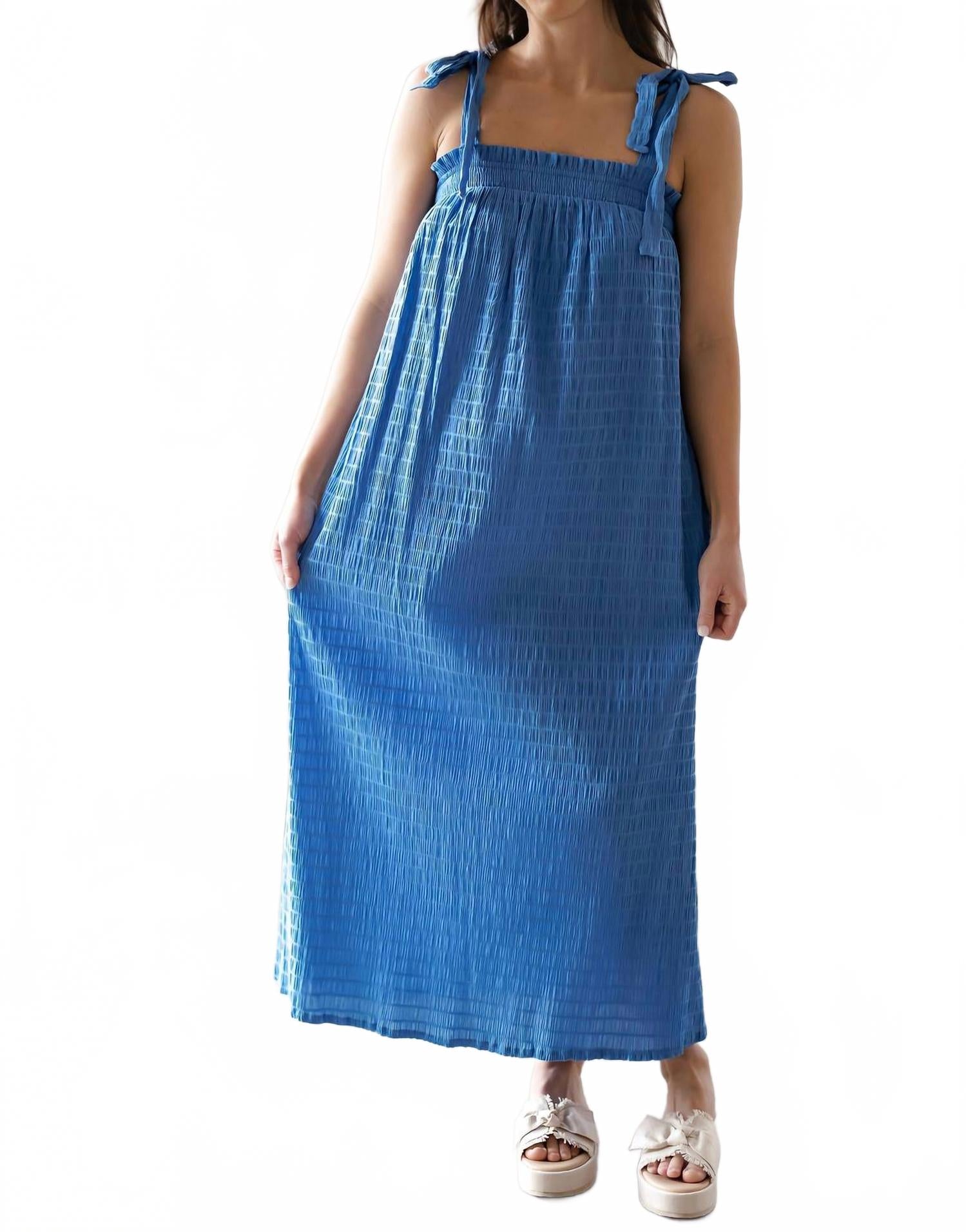 Angela Dress In Blue