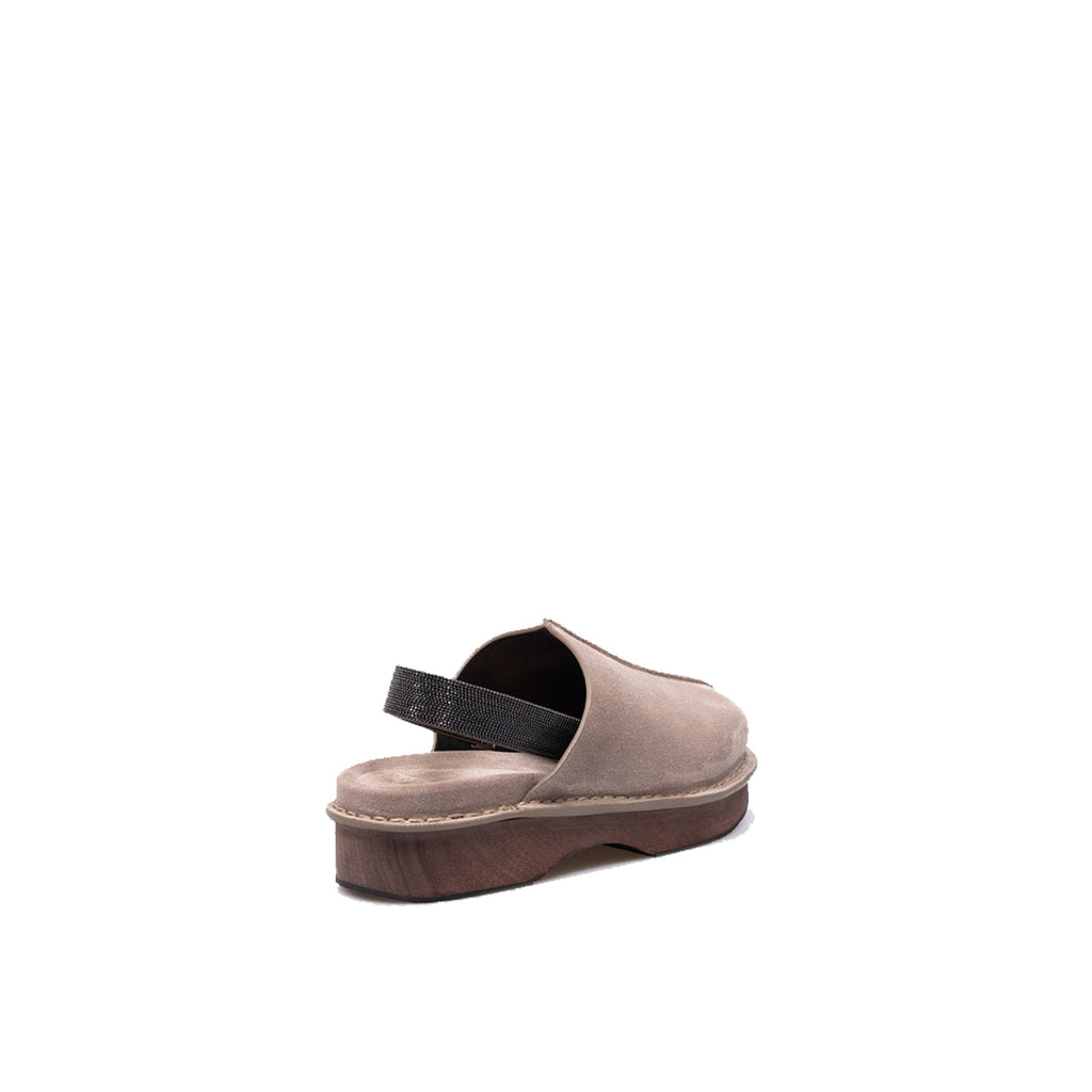 Brunello Cucinelli Suede Clogs Mules Women