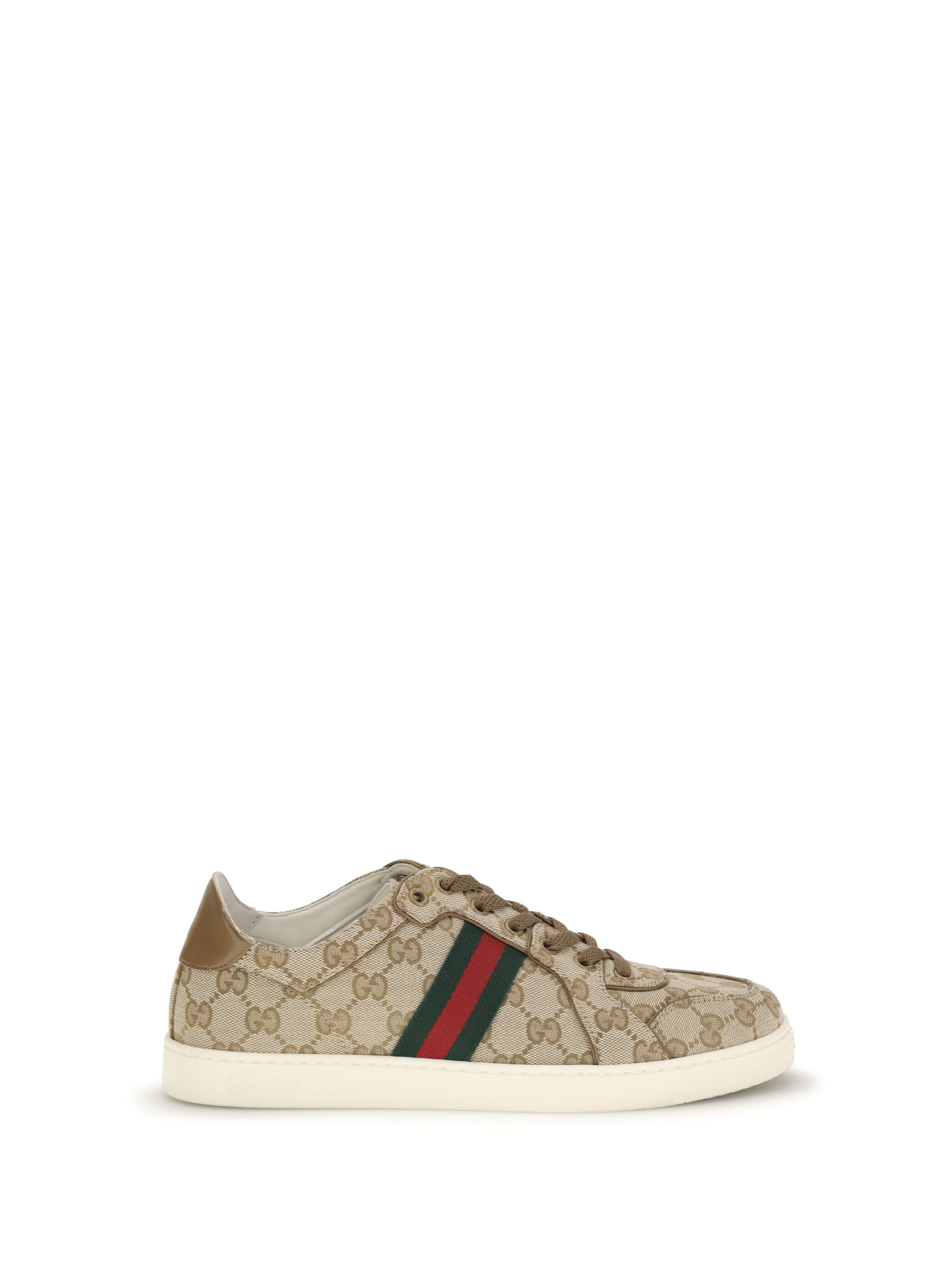 Gucci Men Stretch Gg Fabric Sneakers