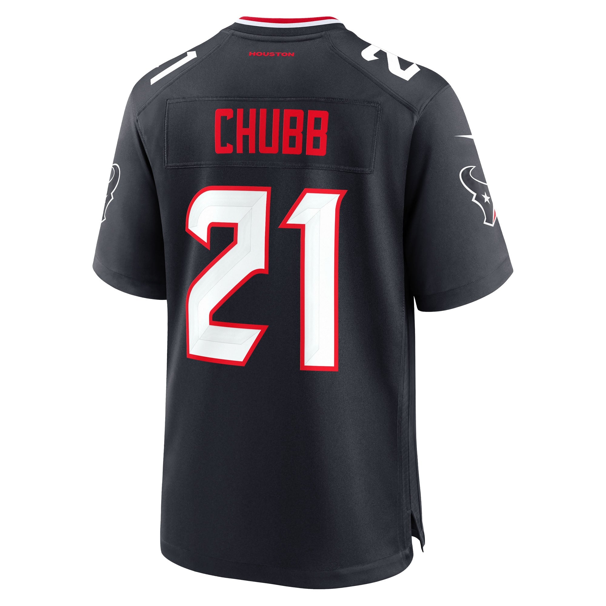 Houston Texans Nick Chubb Navy Team Game Jersey