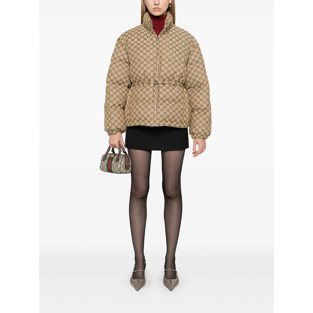 Gucci Neutrals Jackets - Puffer Jackets Women