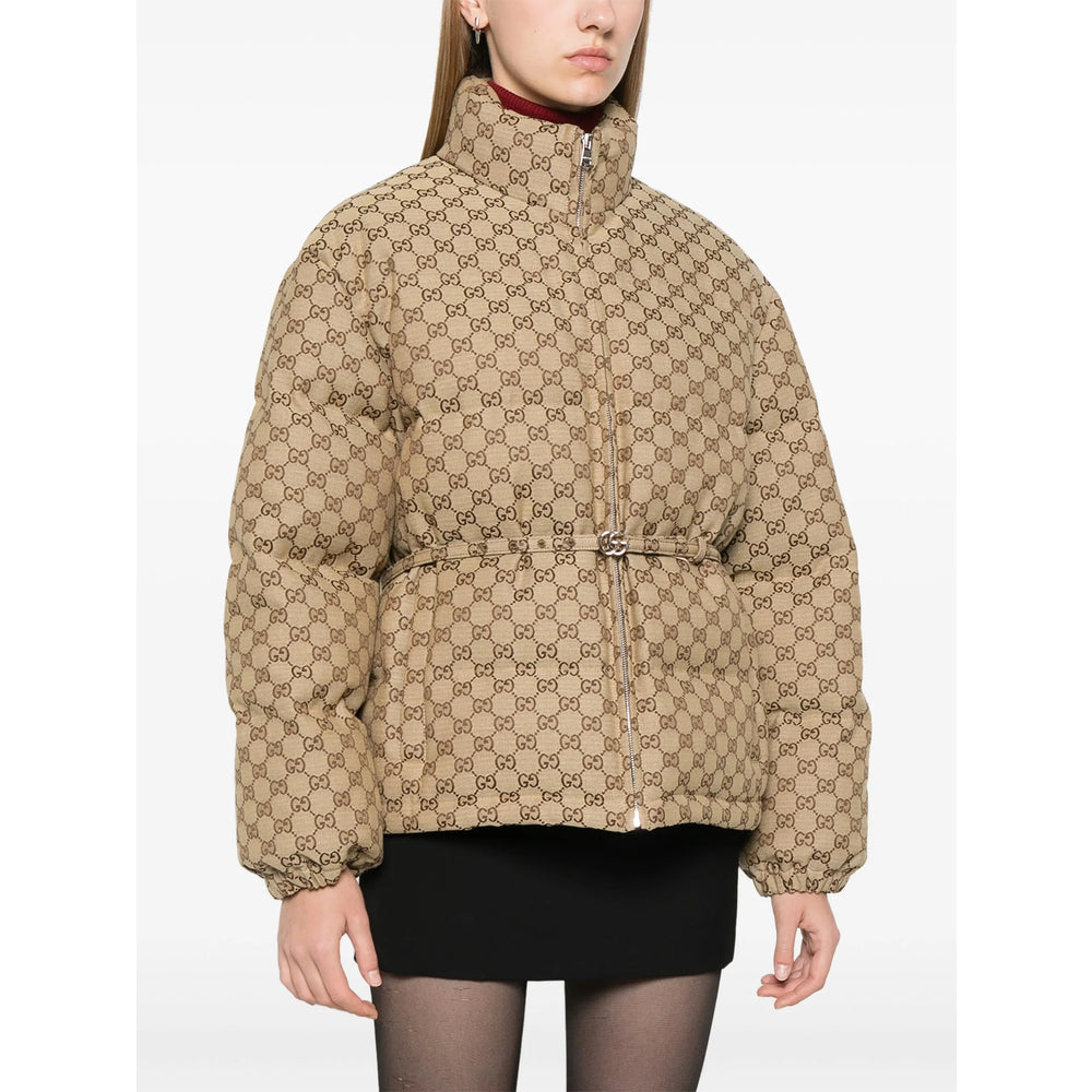 Gucci Neutrals Jackets - Puffer Jackets Women