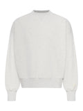 Golden Goose Deluxe Brand Men Unisex Star Sweatshirt In Grey Cotton With Embroidery And Crystals