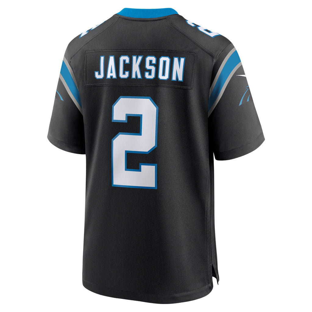Carolina Panthers Mike Jackson Black Game Jersey