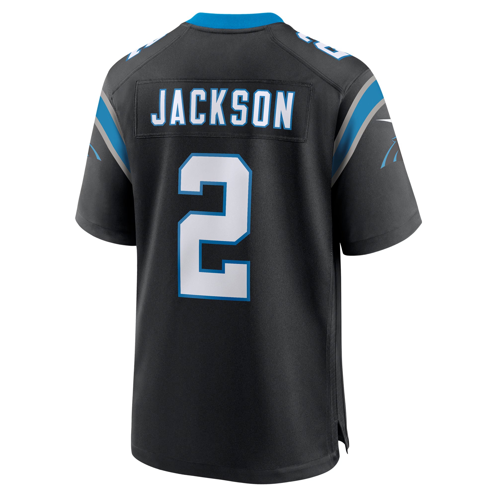 Carolina Panthers Mike Jackson Black Game Jersey
