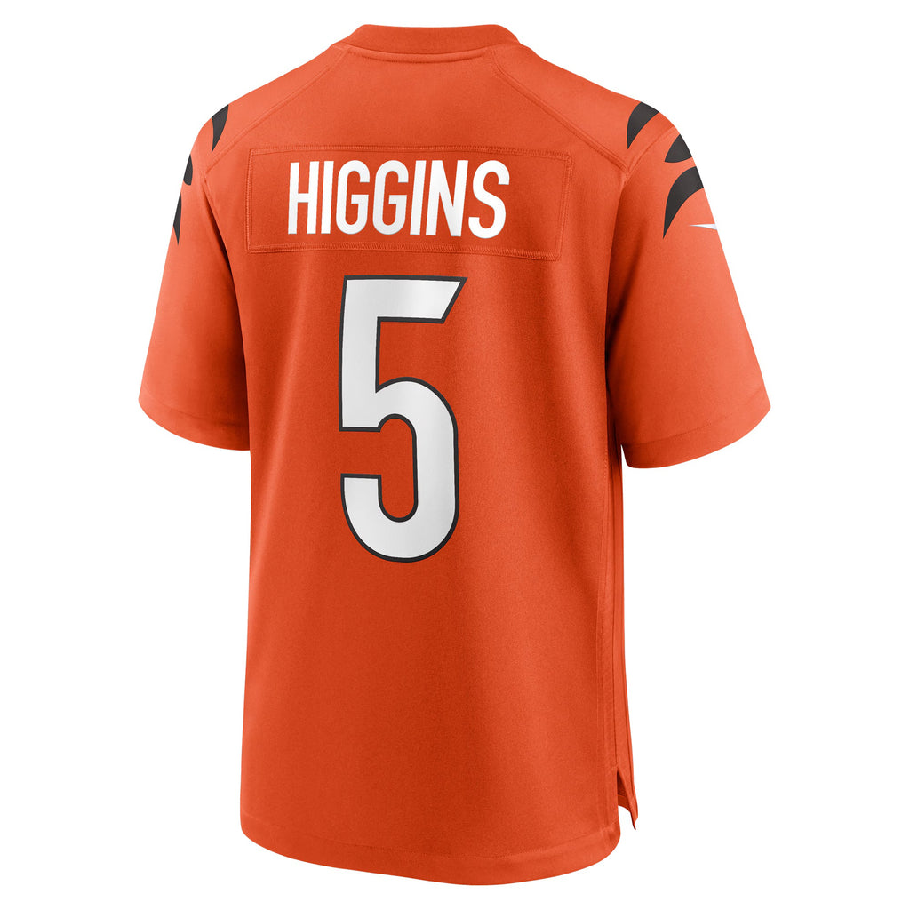 Cincinnati Bengals Tee Higgins Orange Alternate Game Jersey