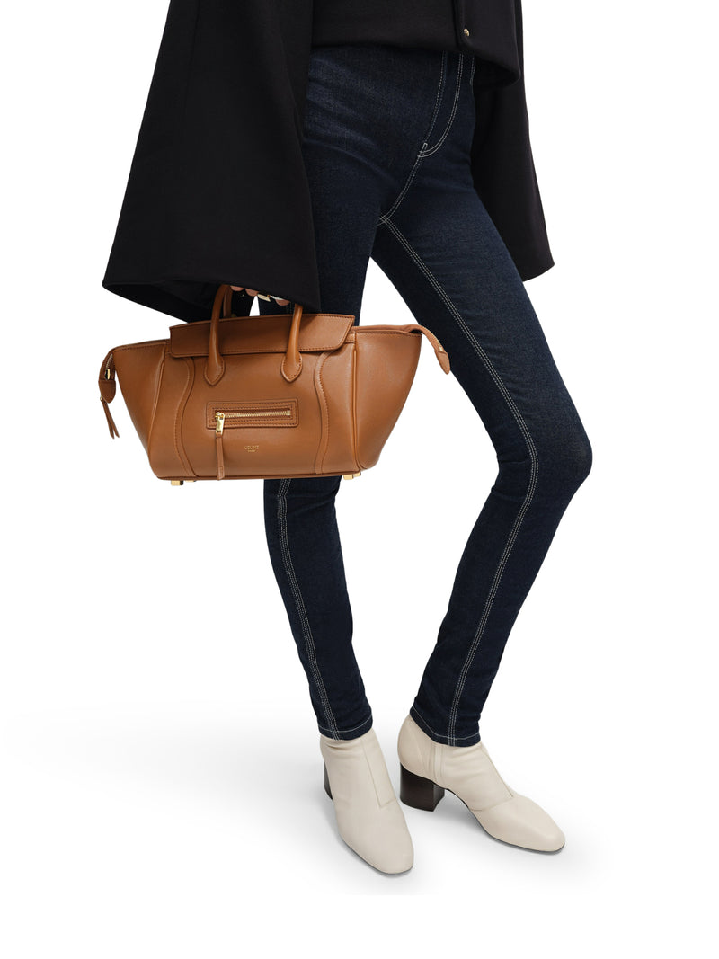Celine Women Small Lambskin Luggage Bag