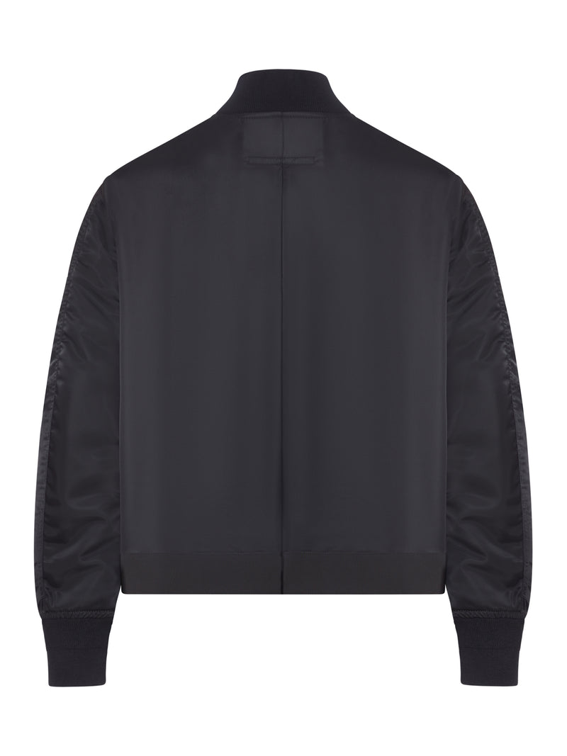 Sacai Women Nylon Bomber Jacket With Zip