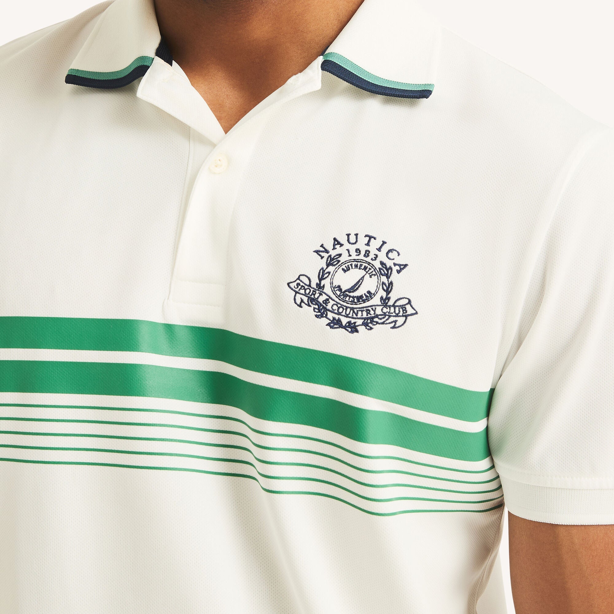 Nautica Mens Navtech Classic Fit Performance Polo