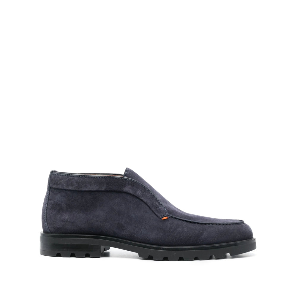 Santoni Blue Boots Men