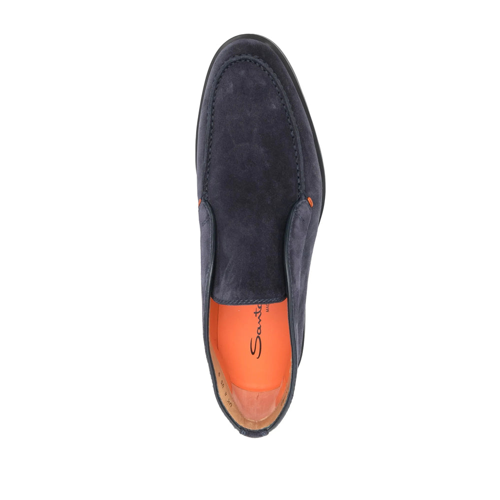 Santoni Blue Boots Men