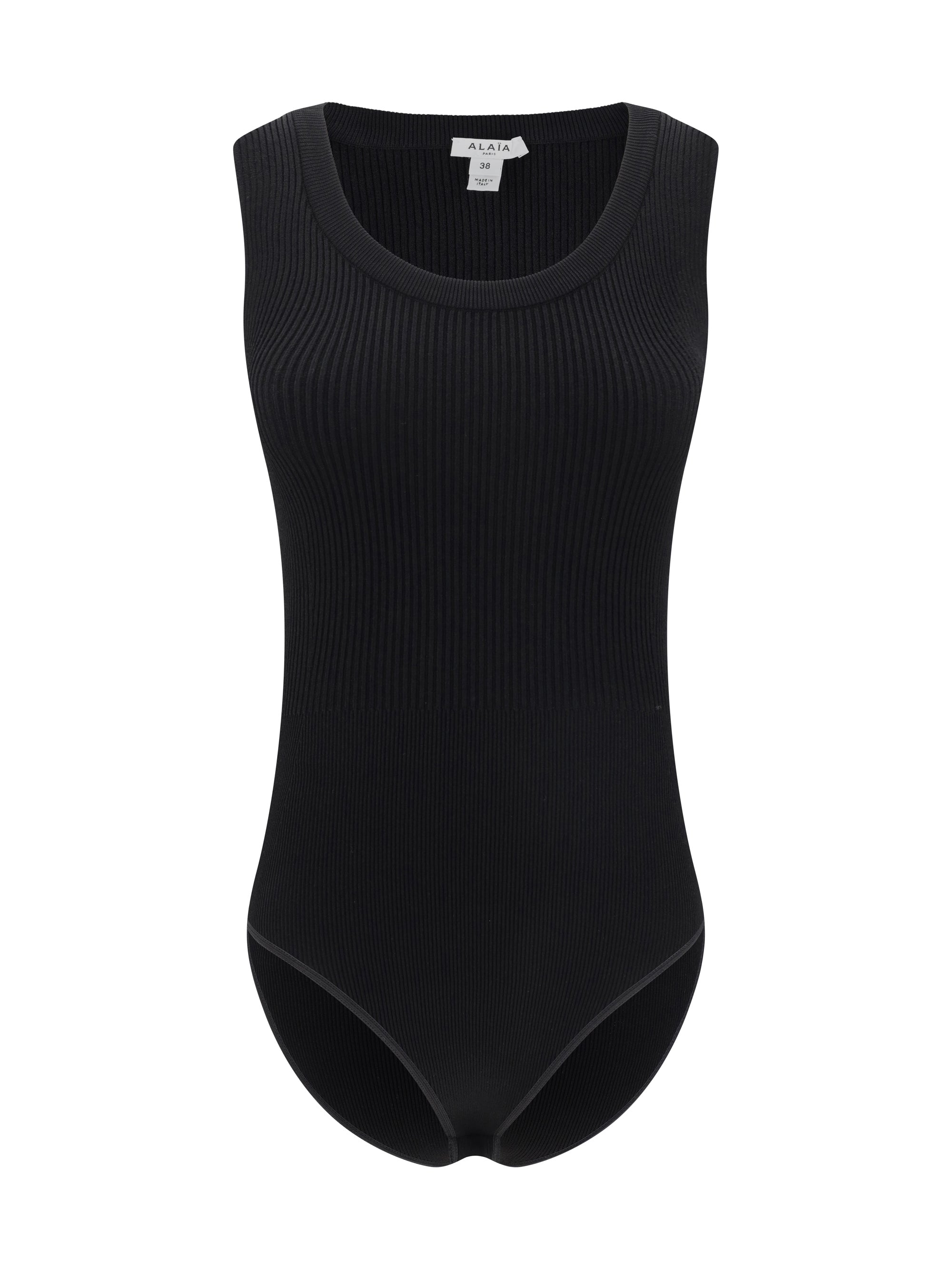 Alaïa Women Ribbed Design Bodysuit
