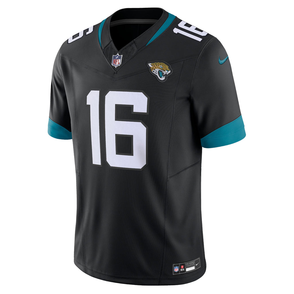 Jacksonville Jaguars Trevor Lawrence Black Vapor F.U.S.E. Limited Jersey