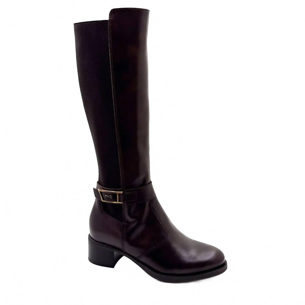 Women's Elastico Riding Boot In Chocolate