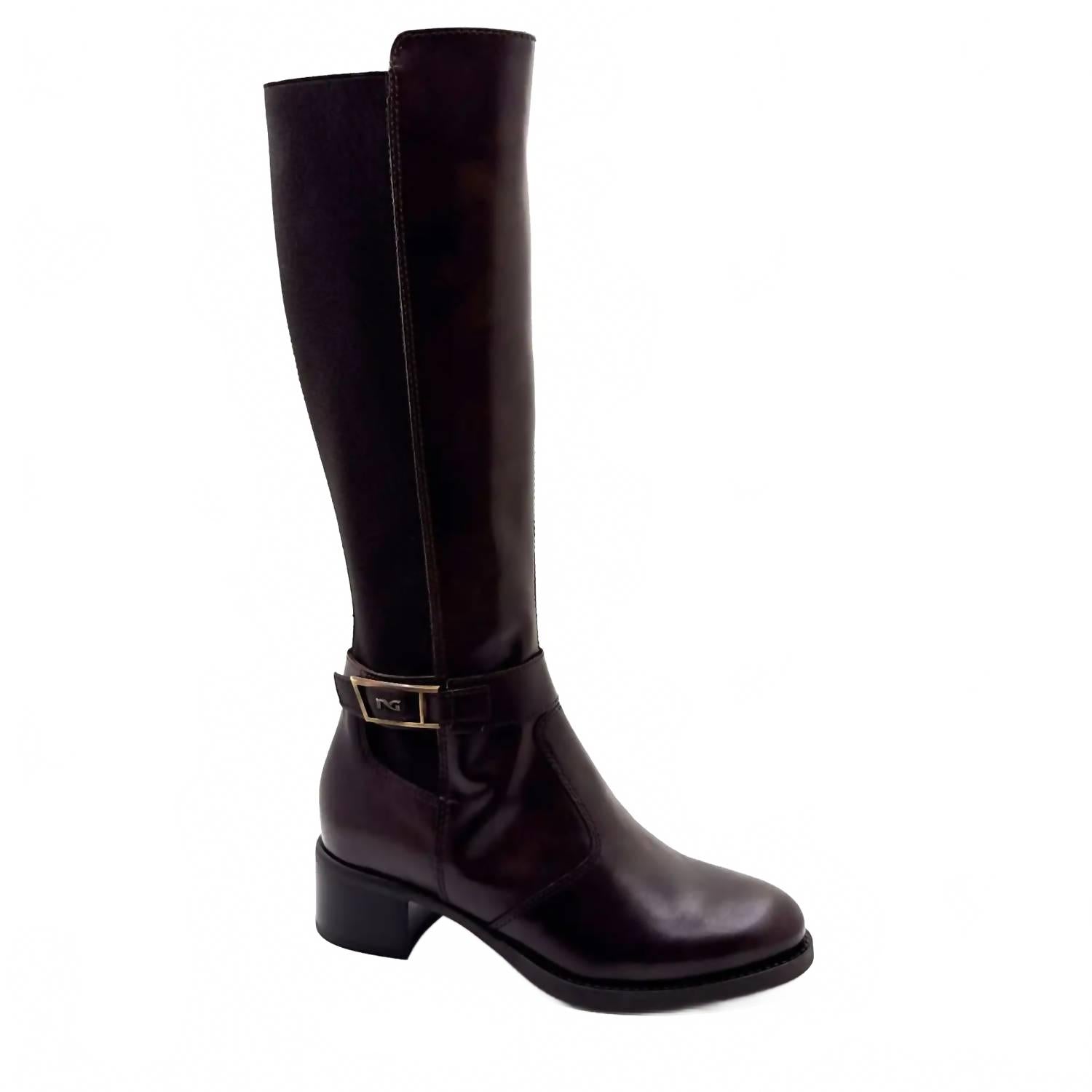 Women's Elastico Riding Boot In Chocolate