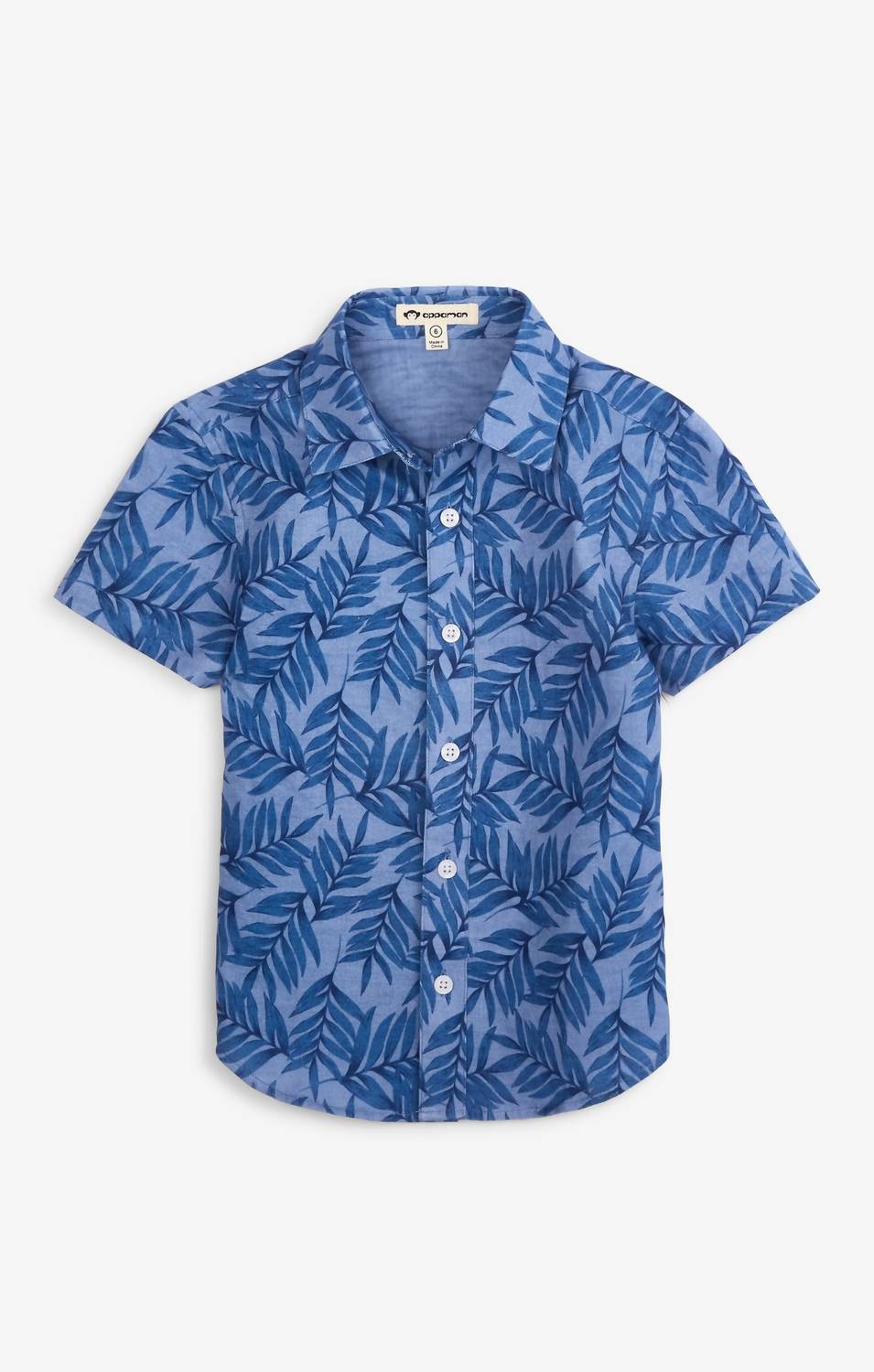 Kid's Summer Party Shirt In Blue