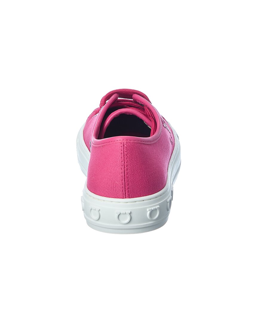 Ferragamo Mediterr Eco Canvas Sneaker
