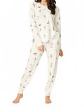 My Dog Is My Valentine Pj Set In White