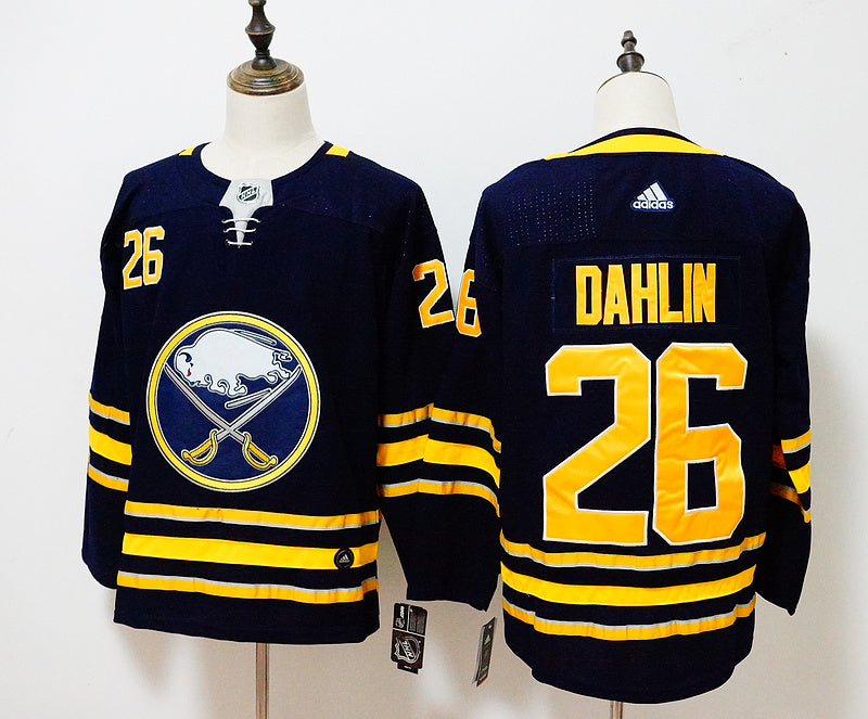 Men's Buffalo Sabres Rasmus Dahlin #26 Navy Replica Game jersey
