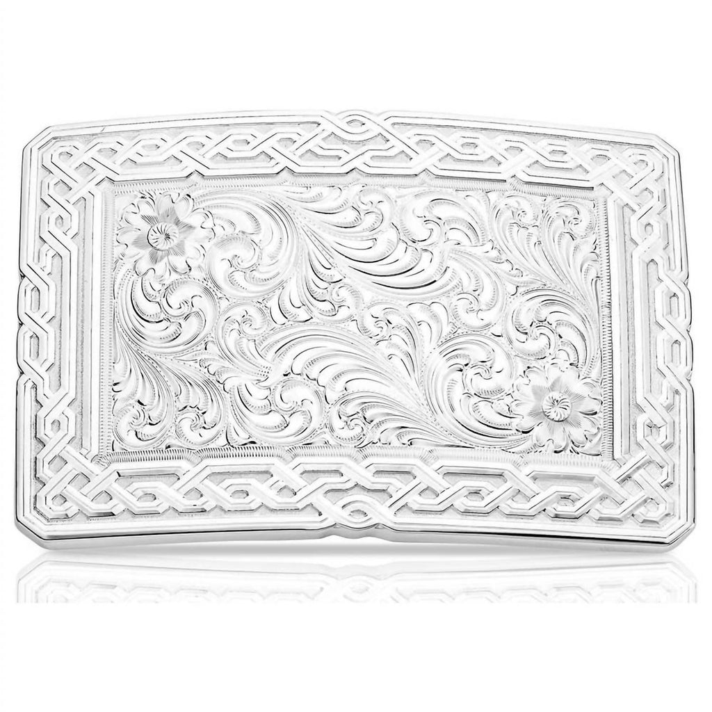 Unyielding Grit Custom Buckle Belt In Silver