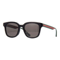 Gucci Sunglasses Square Full Rim, Black Frame And Dark Grey Lens Gg0847Sk001