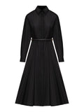 Max Mara Studio Women Cotton Chemisier Dress