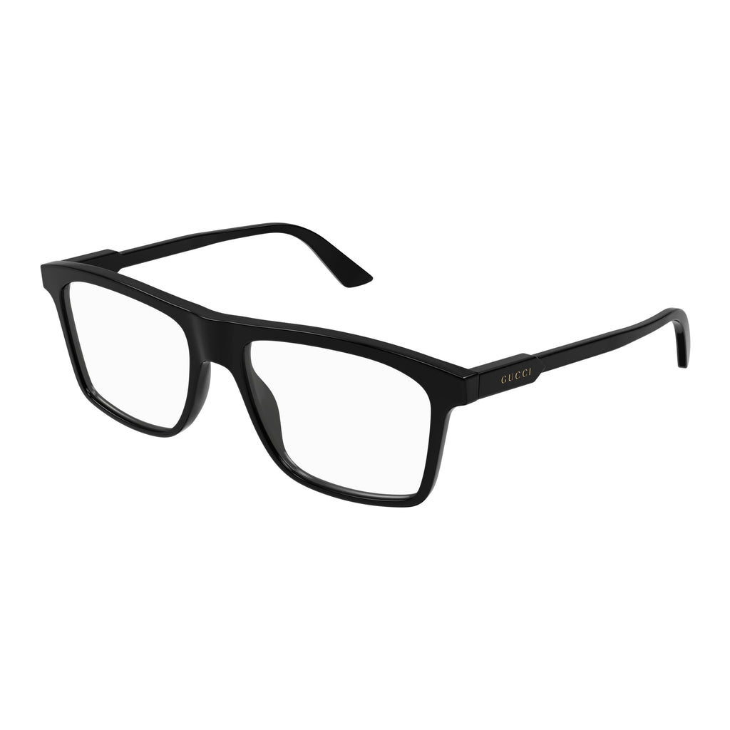 Gg1820O Bold Rectangular Frame Sunglasses with Metallic Accents