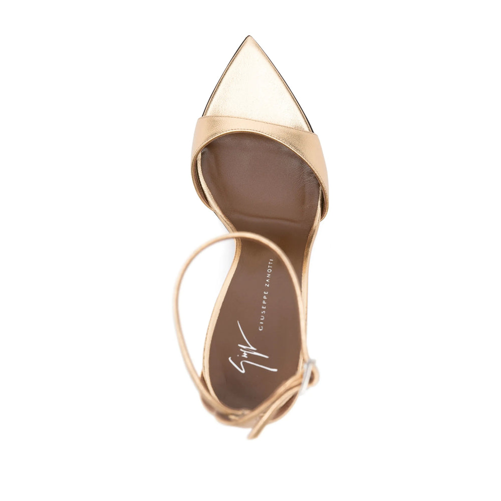 Giuseppe Zanotti Gold Sandals Women