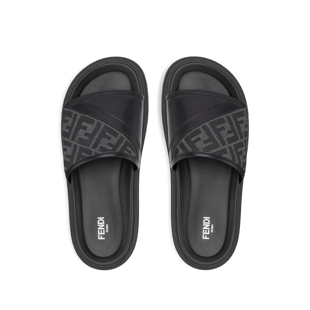 Fendi Black Sandals Men