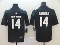 Men's New York Jets Sam Darnold #14 Black Game Player Jersey1