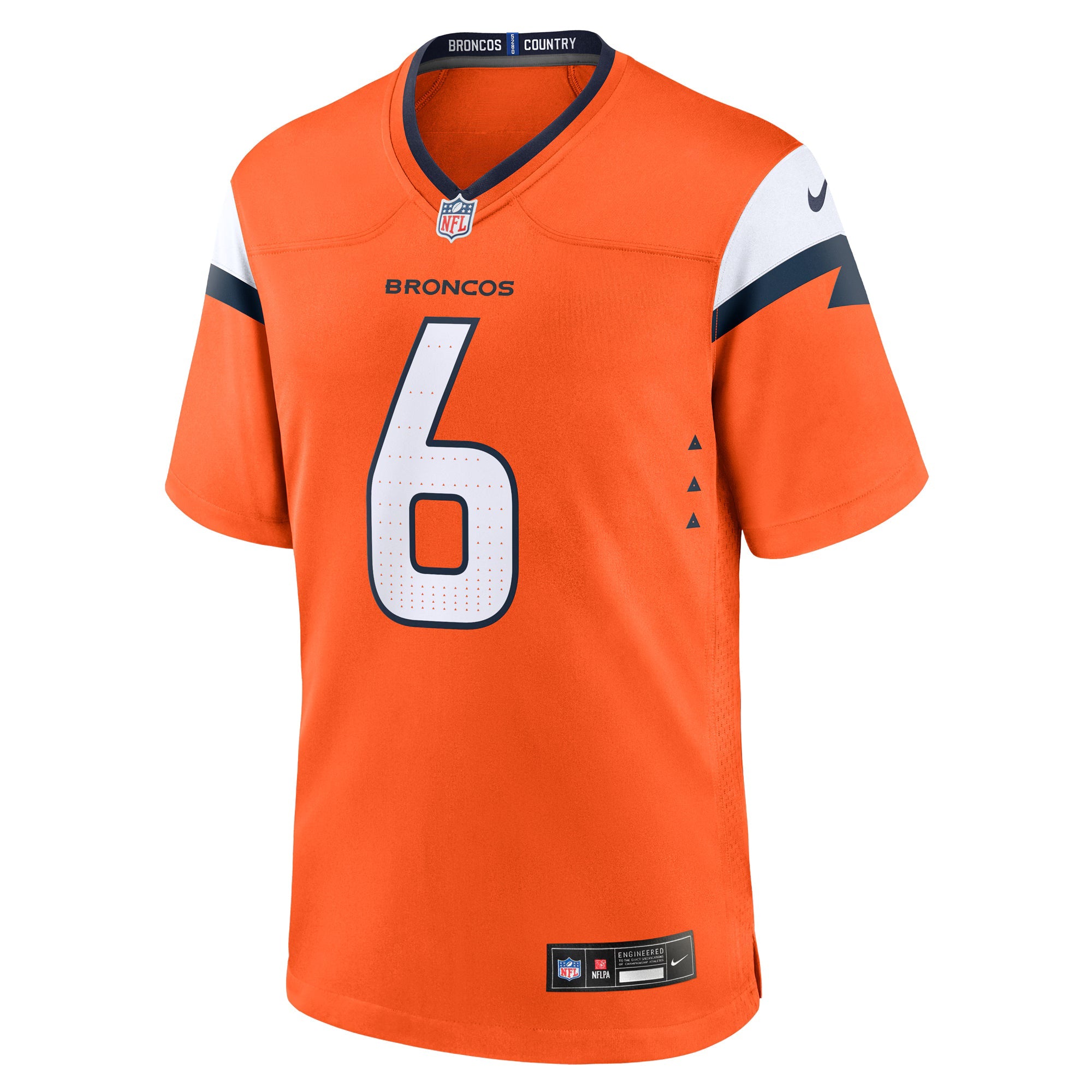 Denver Broncos P.J. Locke Orange Team Game Jersey