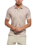 Raffi Brushed Gingham Polo Shirt