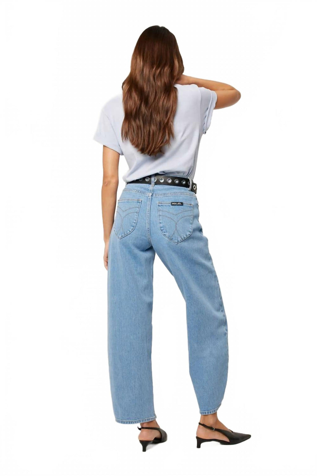 Gigi Barrel Jeans In Country Blue