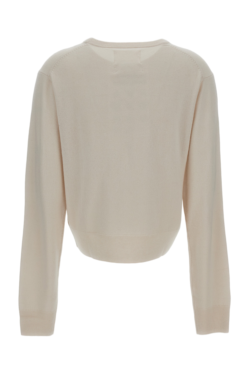 Milk White N.475 March Crew Neck Sweater