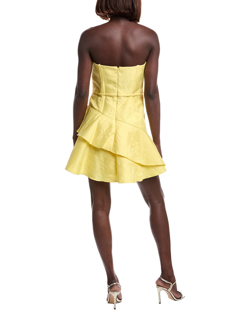 ML Monique Lhuillier Jacquard Mini Dress