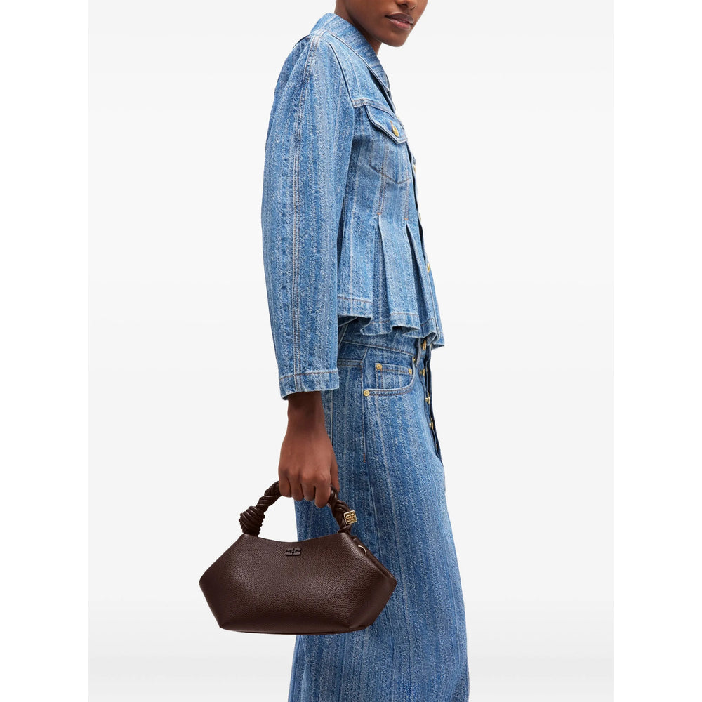 Ganni Brown Tote Bags Women