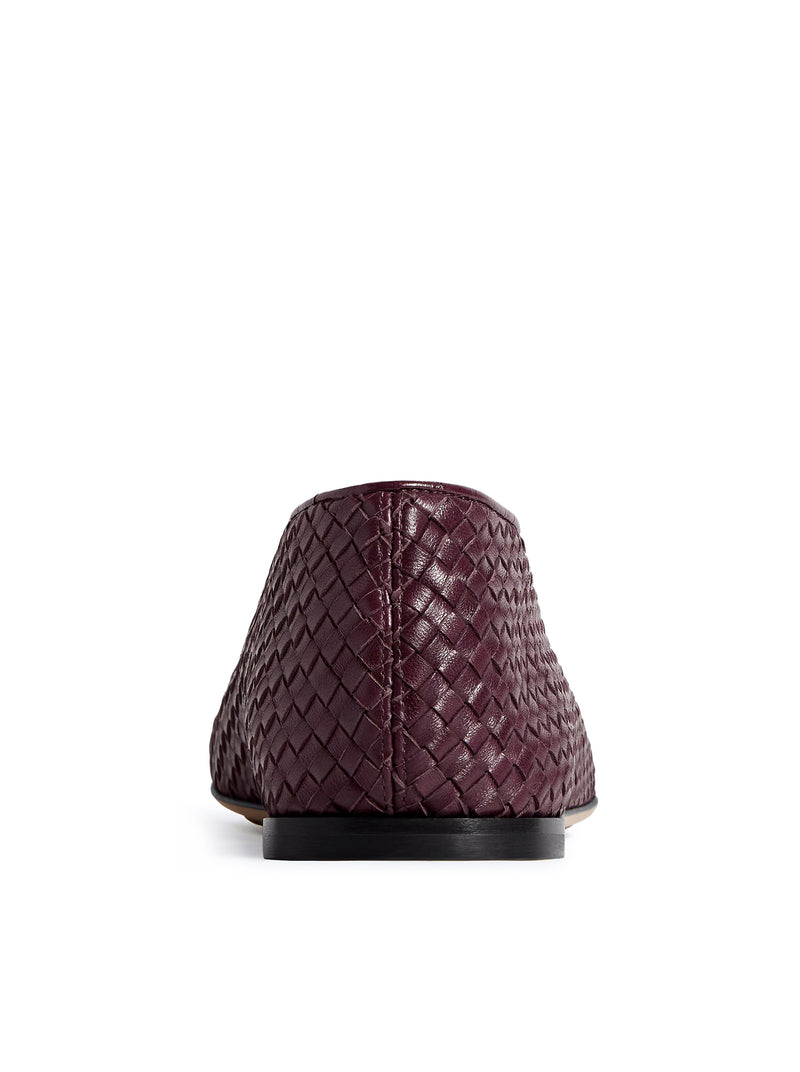 Bottega Veneta Women Pink Leather Ballerinas