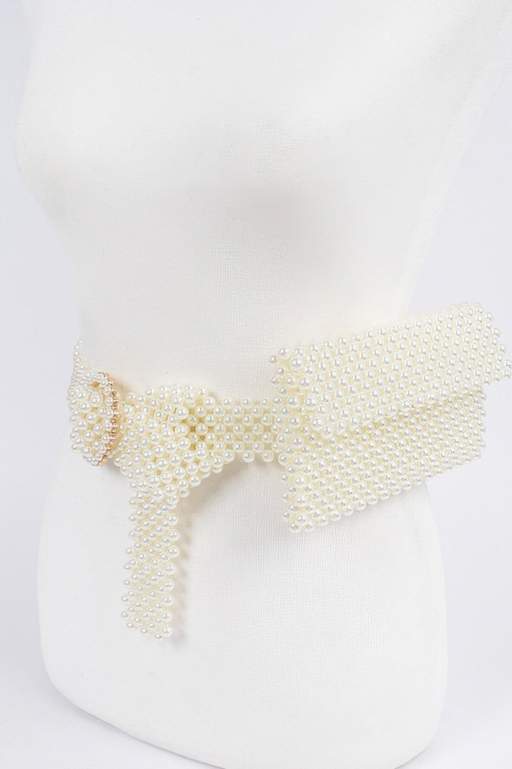 Handmade Faux Pearl Belt Bag