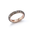 Women's Diamond Band Ring In Champagne