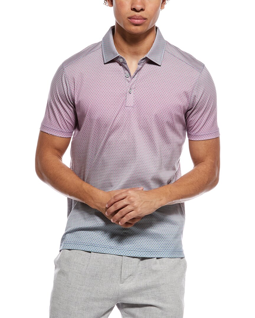 Raffi Ombre Printed Polo Shirt