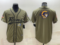 Men's Los Angeles Rams Olive 2022 Salute To Service Limited Jersey1