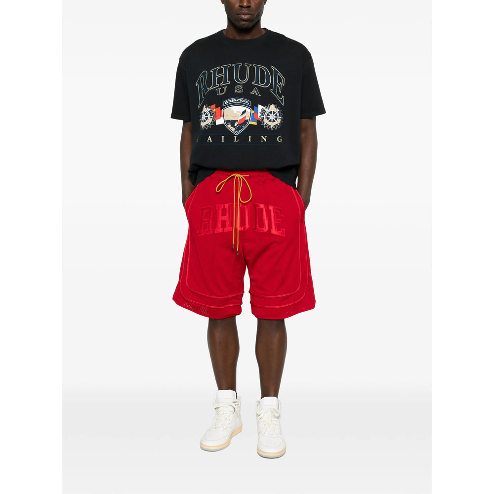 Rhude Red Shorts - Bermuda Shorts Men
