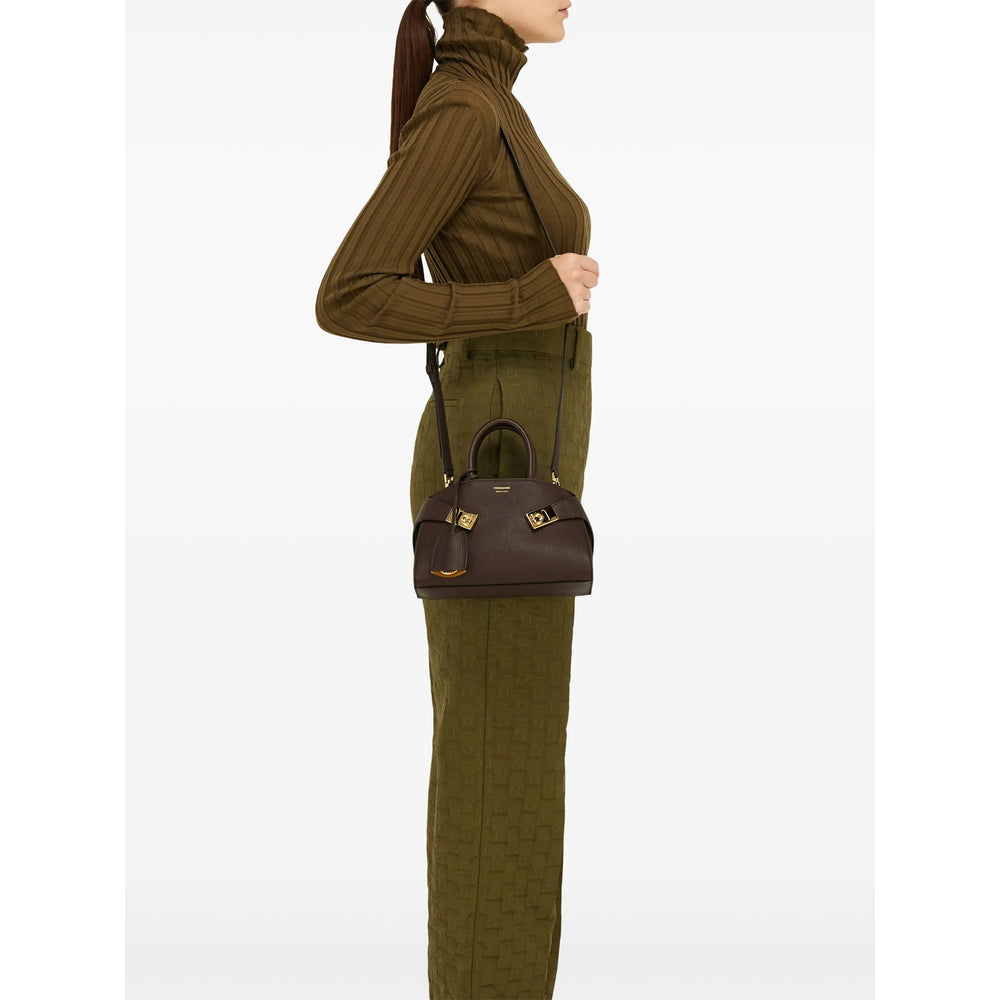 Ferragamo Brown Tote Bags Women