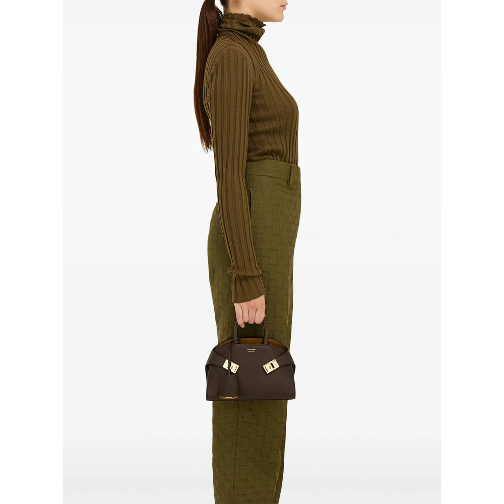 Ferragamo Brown Tote Bags Women